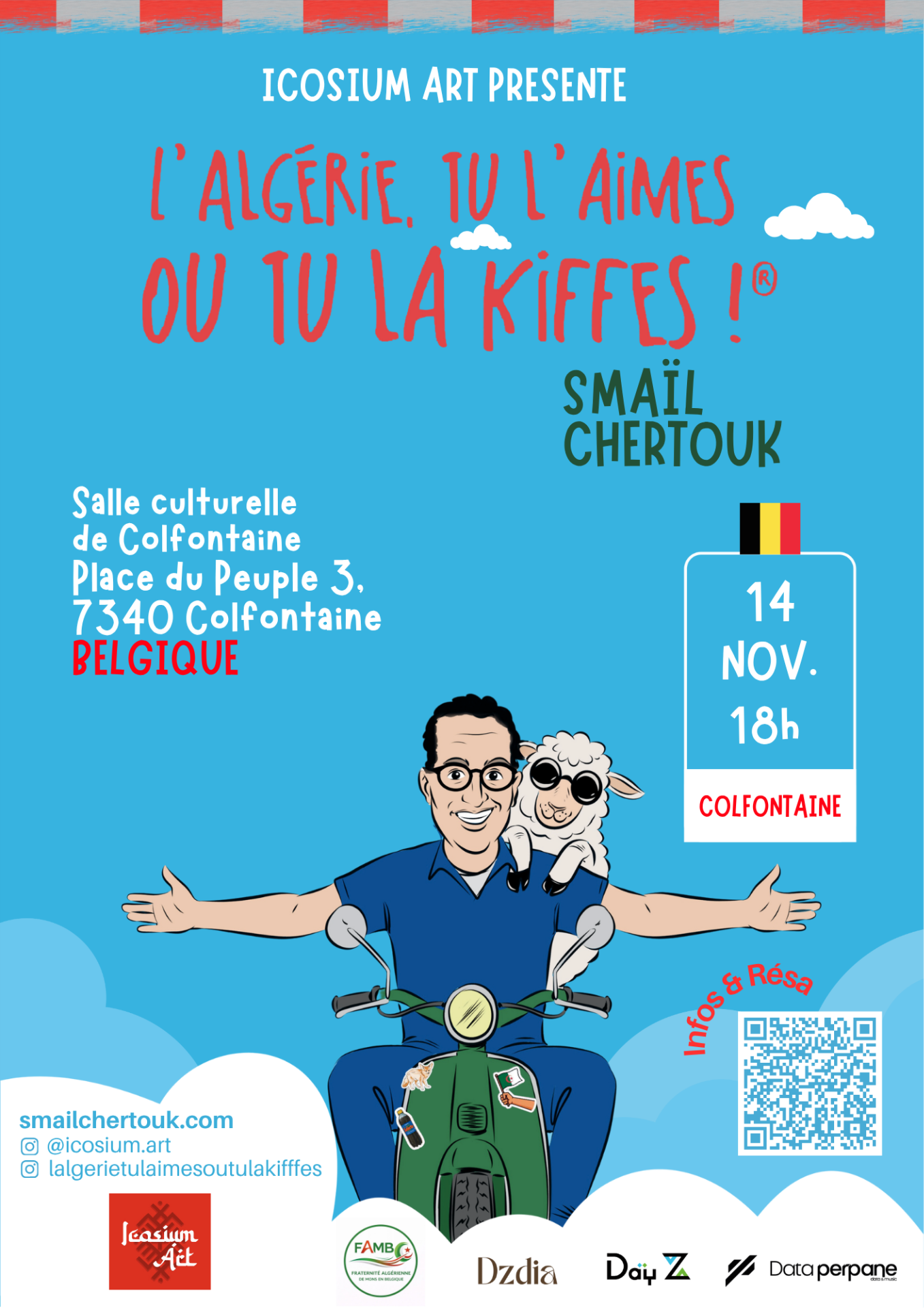 Billetterie Colfontaine 14 nov.